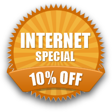 Internet Special 10% off!